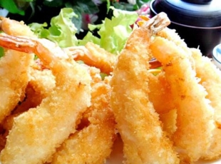 Tôm Lăn Bột Chiên Xù