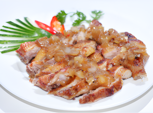 Gà Nướng Sốt Hành/Gà Rôti